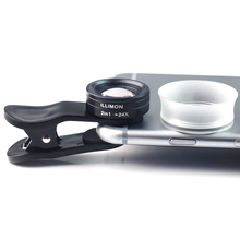 Aluminum 6X macro lens+12X macro lens Master Macro 3 in 1 lens Clarity Cell Phone Camera Lens Kit for iPhone Android smartphones