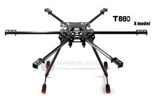 DIY FPV Aerial drones T680 hexacopter glass fiber/pure carbon fiber Fixed frame with folding landing gear