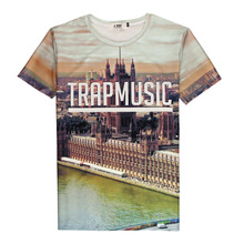 London, bridge, river, Thames, Big Ben 3D Print T-shirt Cotton Unisex Tee Trap Music Shirts Casual Homme Loose Tops Poze Londra
