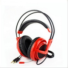 promotion 60% off White Color Steelseries Siberia V2 Natus Vincere Edition noise isolating Gaming Headphone without LOGO