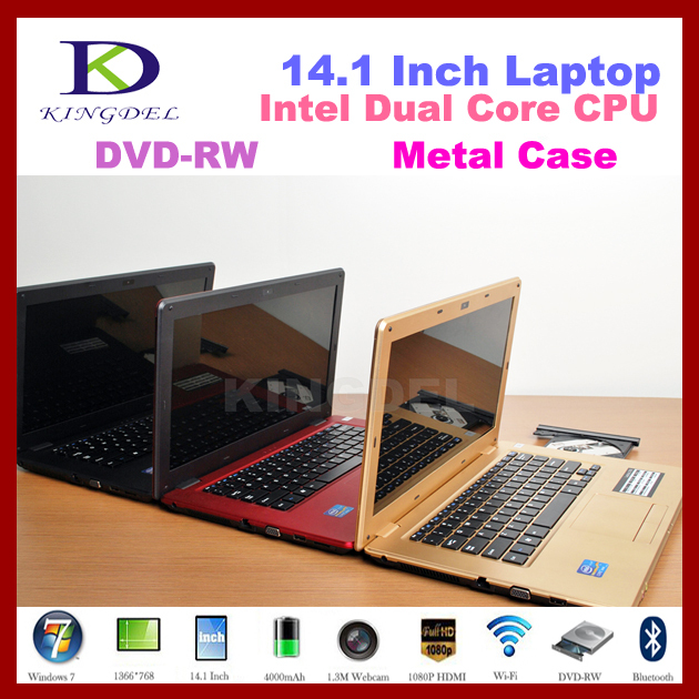  14    DVD-RW 4  RAM + 1 T    Intel N2600    bluetooth, Wi-fi, Hdmi