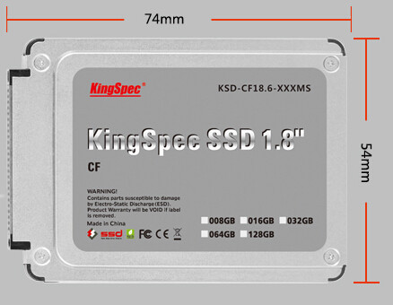 KSD-CF18.6-064MS 1.8 INCH CF SSD 