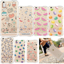 Armor Shock Proof Case for iPhone 5s SE 6 6S 6Plus 6S Plus Watermelon Diamond Macarons Nurse Unique Cartoon Design Back Cover