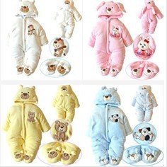 SR012 kid одежда новые приходят детские теплый костюм младенца девушка одежда мальчики ползунки мультфильм толстовки Ползунки дети одежда розничная