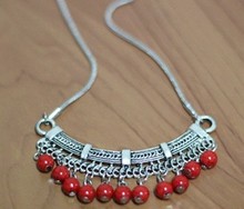 2013 New Arrival Free Shipping Bohemia Tibet Jewelry Vintage Turquoise Pendant Retro Drop Necklace for Women