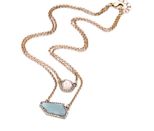 Double Chain Personality Irregular Pendant Necklace Women Fashion Jewelry Factory Wholesale