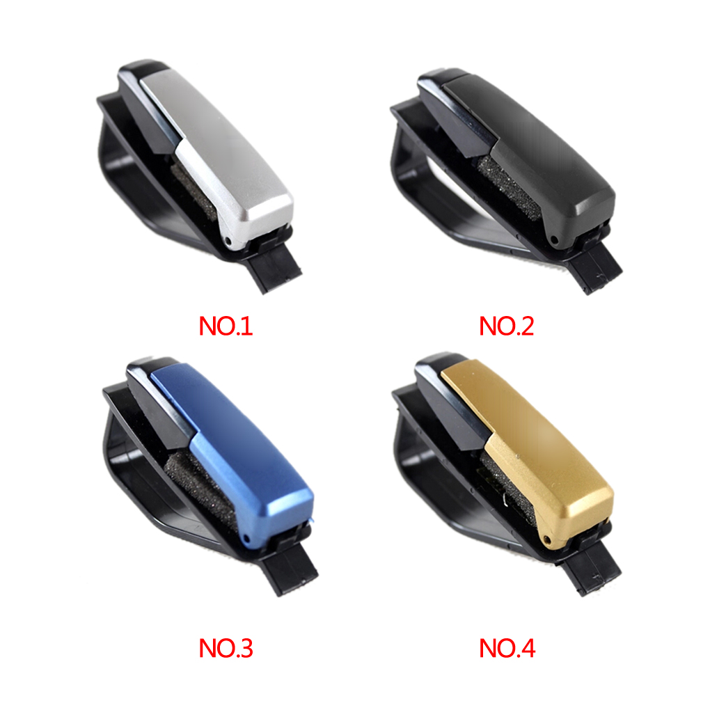 2015 fashional 4 colors S shaped Sunglasses Eyeglasses Car Auto Sun Visor Glasses Sunglasses Card Ticket