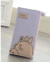 2015fashion totoro long women girl femme teenager wallet top handbags phone bag hasp clutch purse bolsos carteras mujer feminina