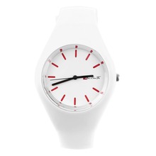 Fashion Men Women Silicon Strap Round Dial Sport Leisure Wrist Watch Jewelry For Girl Women Round