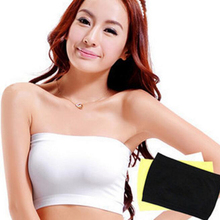 2016 Women Camisole Female Strapless Bra Bralette Sexy Bustier Crop Top Black White Cropped Tops Tank Top Women Blusa XBX020