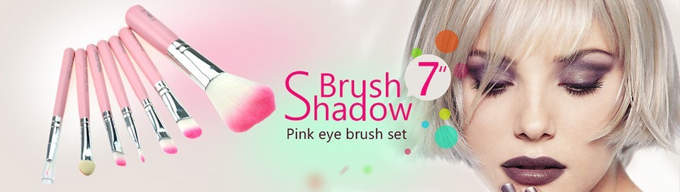 7pcs makeup brush set kit