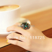LZ Jewelry Hut R106 R107 The 2014 New Fashion Crystal And Rhinestone Adjustable Rings For Women