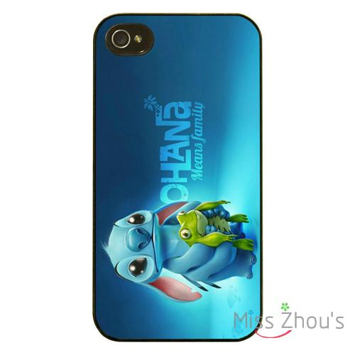 Lilo Stitch Ohana MeanS Family back skins mobile font b cellphone b font cases for iphone
