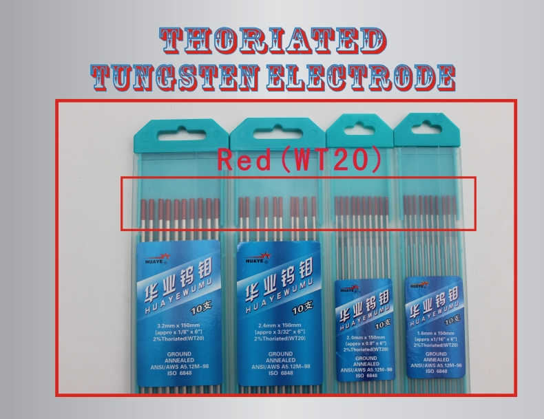 Купить торированного вольфрама electrode/ground/annealed/red1.6mmx150mm