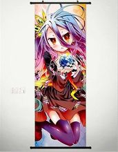 Home Decor Anime Japanese Poster Wall Scroll NO GAME NO LIFE Shiro Cosplay
