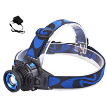 Cree Q5 LED Frontal Led Headlamp Headlight Flashlight Rechargeable Linternas Lampe Torch Head lamp Build-In Battery + Charger