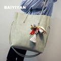 2016 Designer Women Leather Handbags Bucket Shoulder Bags Ladies CrossBody Bags Large Capacity Ladies Shopping Bag