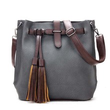 2016 Luxury Handbags Women Bags Designer Handbags High Quality Tassel Bucket Shoulder Crossbody Bags Sac A Main Femme De Marque