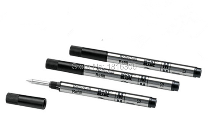 10PCS black mini short MB gel pen refill roller ball pen refill High Quality ink refill Stationery office shcool Free shipping