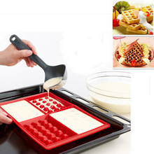 Waffle Makers for Kids Silicone Cake Mould Waffle Mould Silicone Bakeware Set Nonstick Baking Mold Kitchen Accessories Supplies