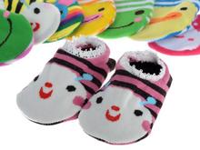 Free shipping Promotion Sale 10pairs Soft Cotton Baby Girl Boy INFANT TODDLER Non slip SOCKS Fit