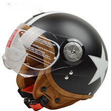 BEON B 110 half 3 4 motorcycle helmet BEON B 110 Pilot helmet Retro type summer