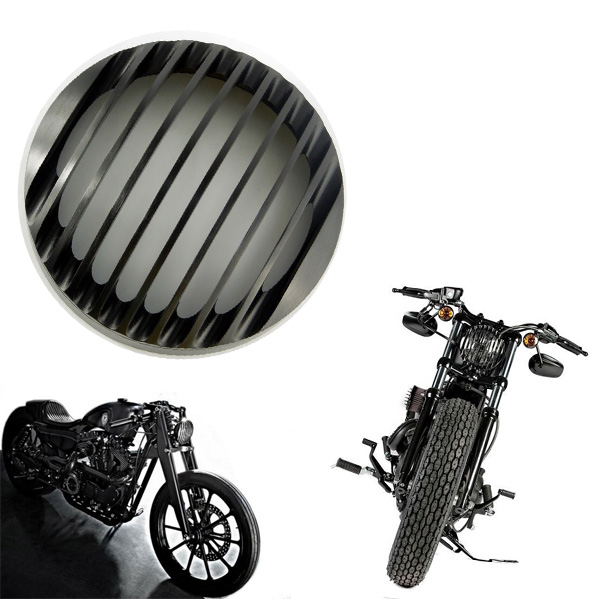 Черный анодированный фара гриль крышка для Harley спортстер XL883 XL1200 2004 2005 2006 2007 2008 2009 2010 2011 2012 2013 2014