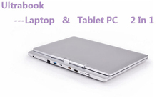 Freeshipping 11 6 inch Touch Screen Rotate Laptop Tablet PC Notebook Ivy Bridge 1037U Windows7 8