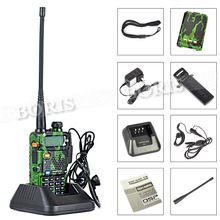 BaoFeng UV-5R Dual Band VHF 136-174MHz / UHF 400-480MHz 5W 128CH Walkie Talkie Two Way Radio With 1800mAH Battery Blue