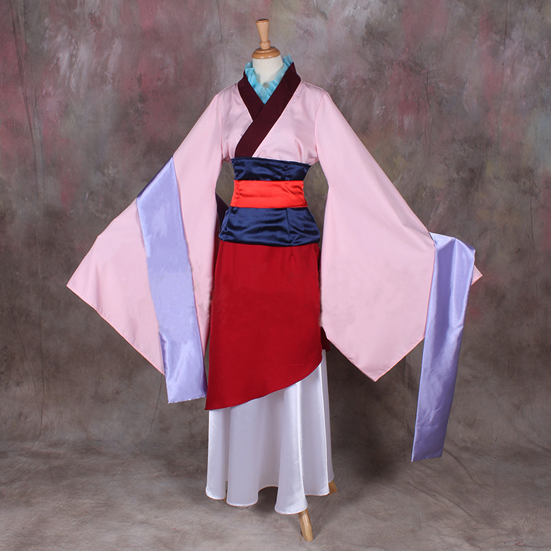 Promotion Custom Made Adult Asian Hua Mulan Princess Dress Costume Adult Wo...