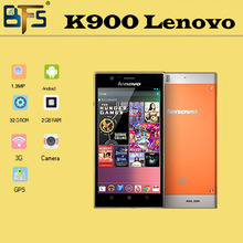 Original Lenovo K900 Intel DualCore 2G+32G 5.5″ Gorilla Glass 1920×1080 Android 4.2 Cell phones front and back camera
