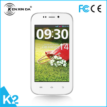 2015 KENXINDA best low price 4.0 inch high-end android MTK 6572 slim screen 512 + 4GB phone with good quality smartphone