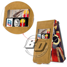 For Fly IQ4490I Era Nano 10 Case Universal 4 Inch Phone Flip PU Leather Printed Cases