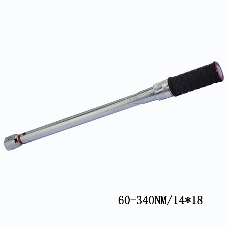 High precision  Torque Wrench tools 60-340NM Preset tension-indicating wrench Interchangeable  torque spanner 14x18mm interface