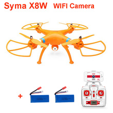 (With two batteries) Original Syma X8W Explorers WiFi FPV Drone Headless Mode RC Quadcopter with Camera RTF 2.4GHz +original box