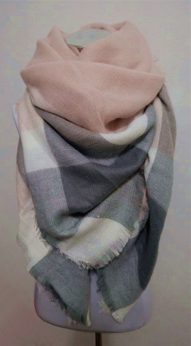 39 color za winter scarf font b Tartan b font Scarf women desigual Plaid Scarf cuadros