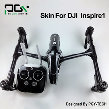 PGY FPV skin for DJI inspire1 5D Carbon fiber waterproof UV decals stickers set Quadcopter drone RC Parts accessories