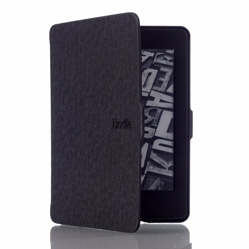 black cross line PU leather kindle paperwhite 2015 cases
