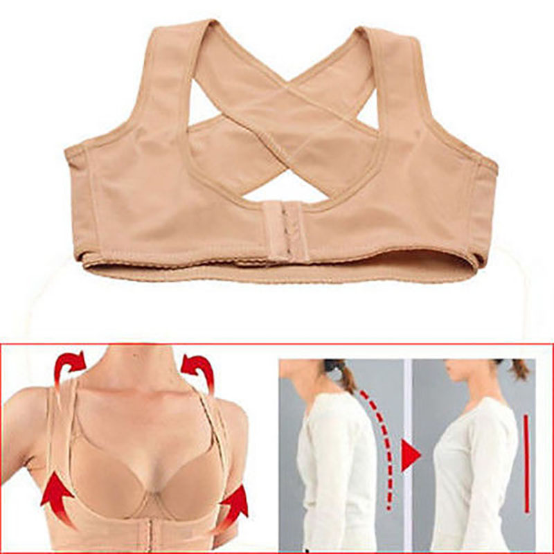 2016 Lady Chest Brace Support Belt Band Posture Corrector X Type Back Vest Shoulder Training Slimming