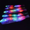 LED Sequin Light Up Necktie Blinking Tie with Sequins Children Day Christmas Wedding Halloween Christmas