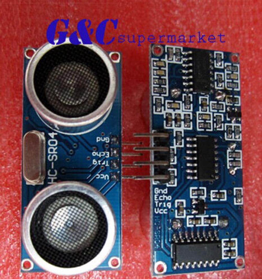 Гаджет  2pcs Ultrasonic Module HC-SR04 Distance Measuring Transducer Sensor  HC SR04 HCSR04 None Электронные компоненты и материалы