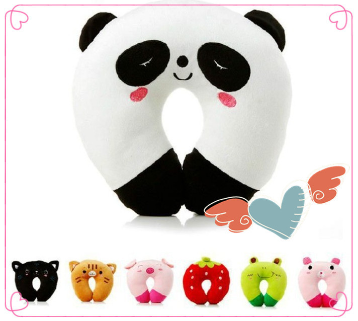 3pcs New Free shipping cute U Pillow Care neck Office Pillow Cute carton Noon break Travel ...