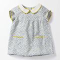 Baby Girl Dress Robe Mariage Fille 2017 Brand Summer Princess Dress Rapunzel Floral Peter Pan Collar