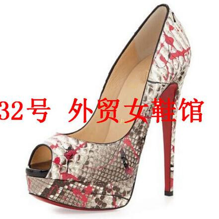 Aliexpress.com : Buy cheap peep toe pumps red bottom shoes woman ...