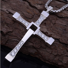 New Male Necklaces Pendants Fashion Movie jewelry The Fast and The Furious Toretto Men Classic CROSS