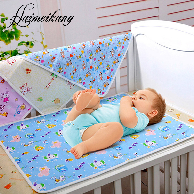 Free Shipping Baby Kids Waterproof Mattress Sheet Protector Bedding Diapering Changing Pads 60*75cm Reusable Wholesale