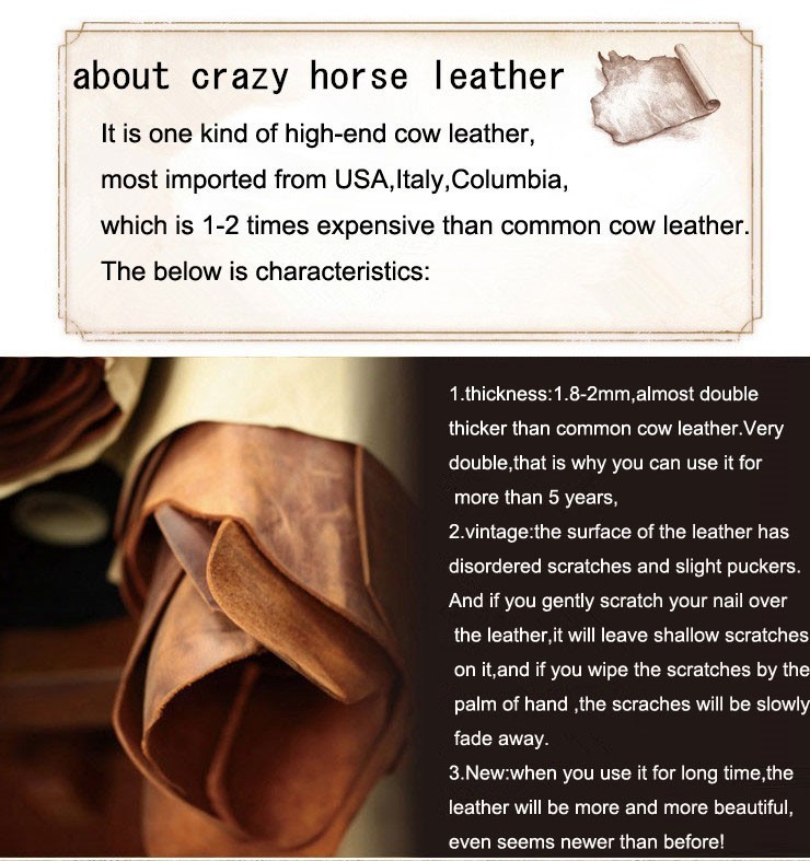 crazy horse leather