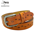 2016 new Women s Buckle belt female pure leather fashion jeans fine leather retro Ladies Belt
