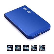 New Arrive External Hard Drive Enclosure Usb 3.0 Ultra Thin Sata 2.5″ Portable Case Hdd Blue