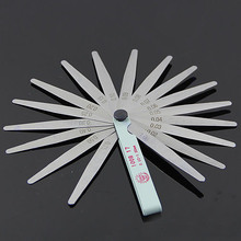 New Arrival 0.02 to 1mm 17 Blade Thickness Gap Metric Filler Feeler Gauge Measure Tool W110 Drop Shipping Cai0358
